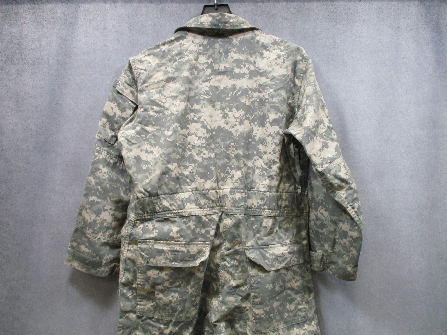 US Military Coveralls Mechanics X-Large Digital Camo Print Type III Used