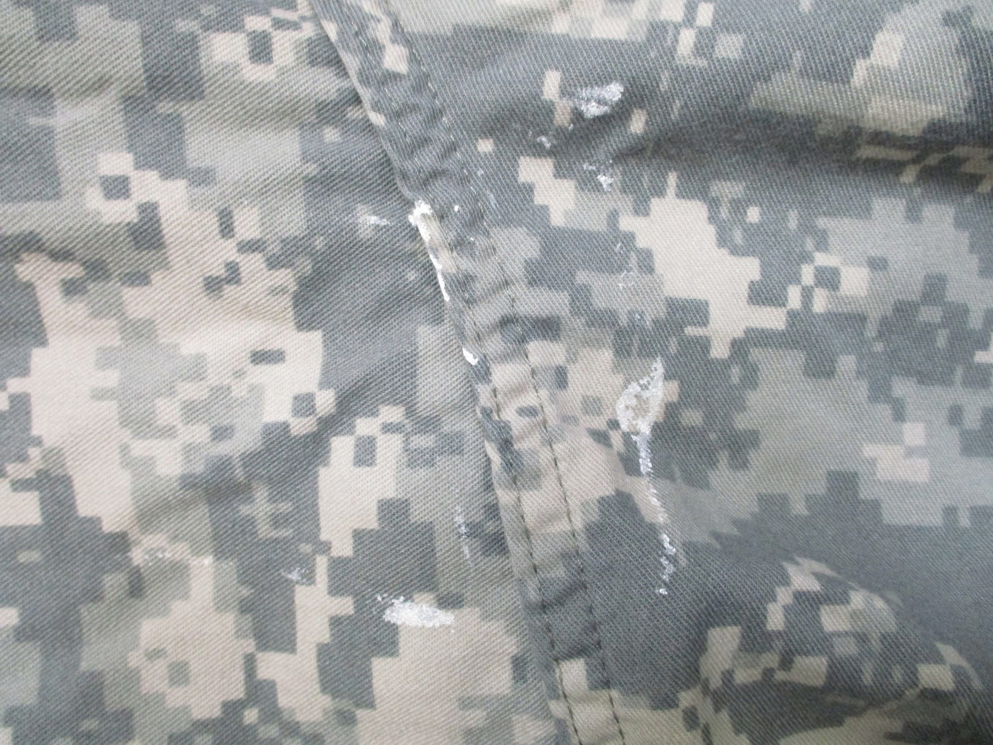 US Military Coveralls Mechanics X-Large Digital Camo Print Type III Used