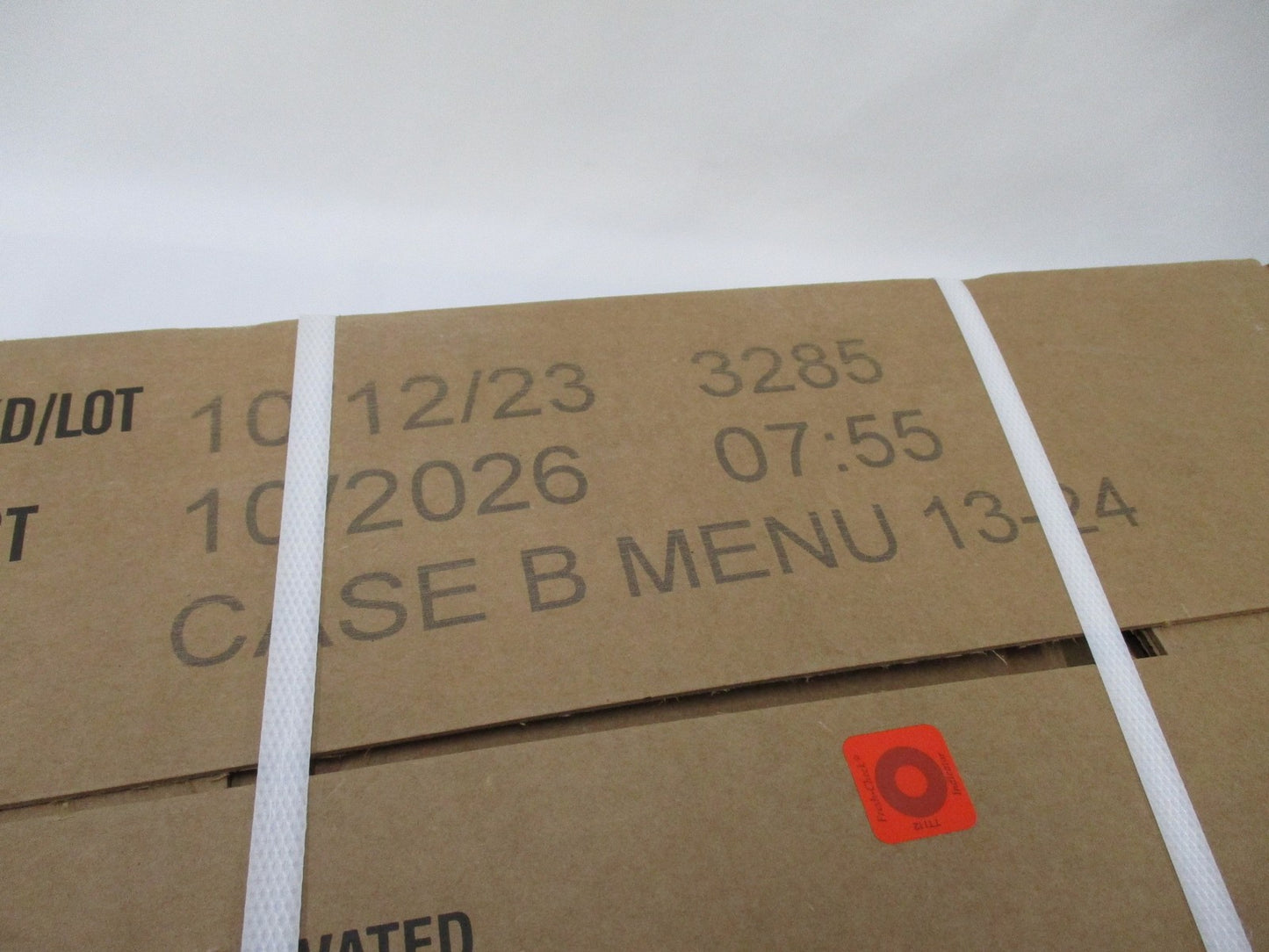 MRE U.S Military Meals Case B Menu MREs 12 Ready to Eat 2026 INSP