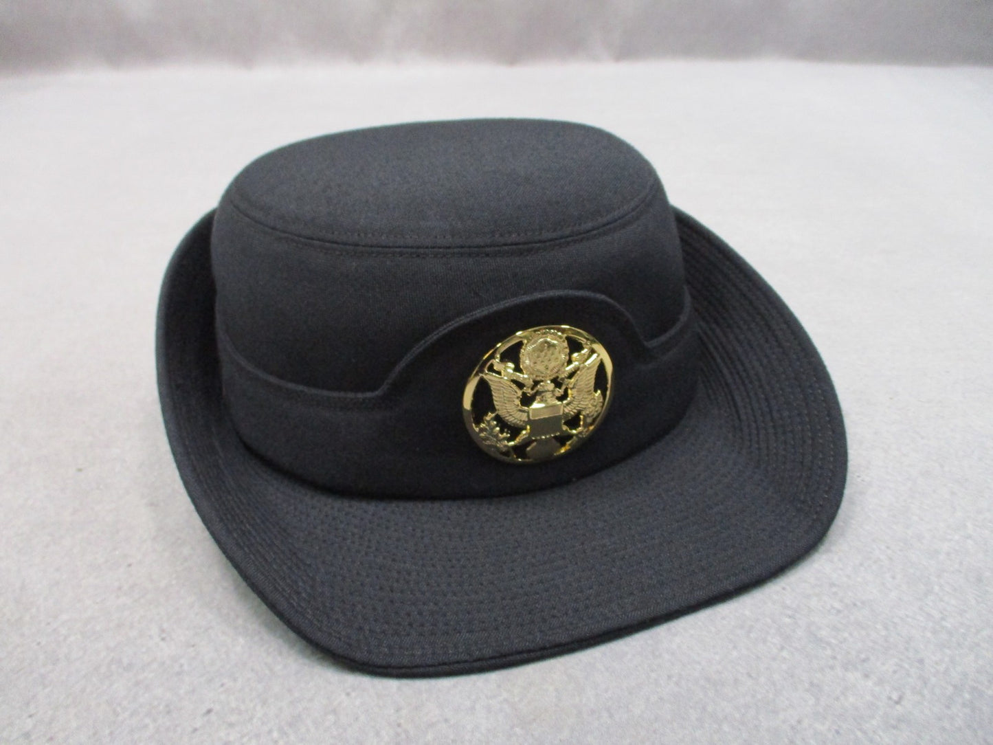 Women’s Army Dress Blue Hat Bonk Uniform Size Blue 450 Woman's 22 1/2
