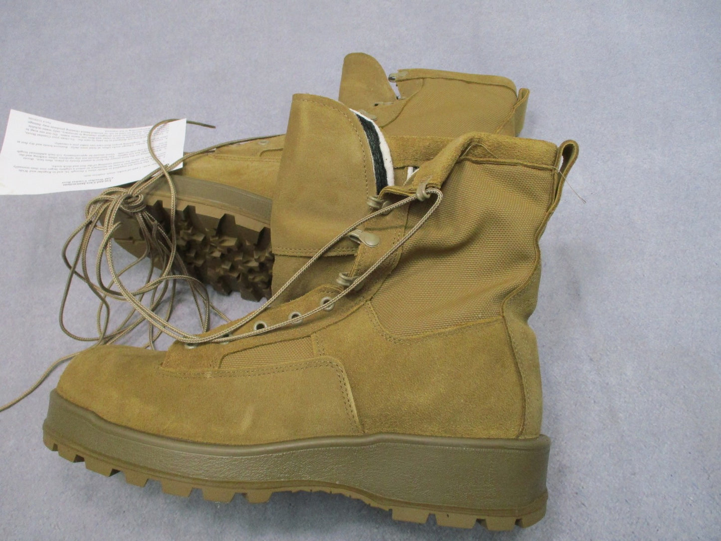 Altama Army Cold Weather Combat Boots AR 670-1 Compliant Size 12R Coyote Brown