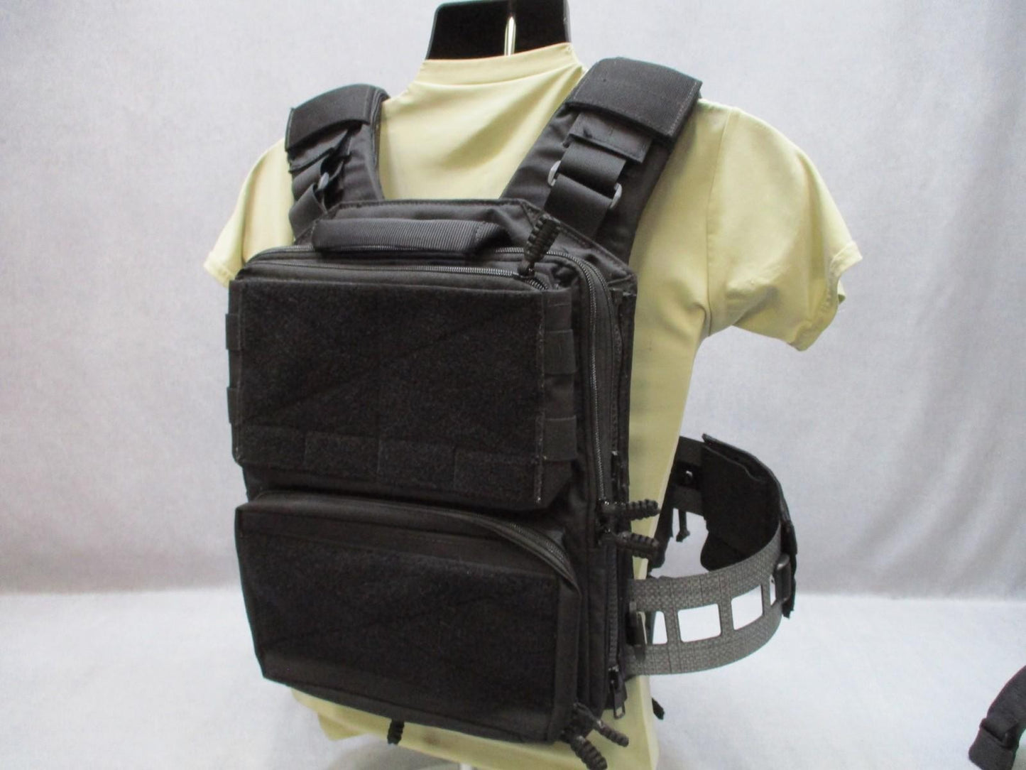HRT LBAC Plate Carrier Full Setup Black Maximus Placard Hydro Pack No Plates