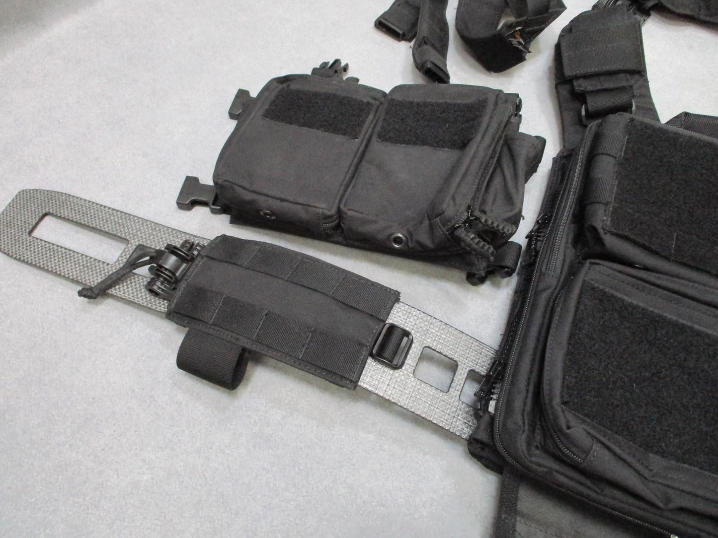 HRT LBAC Plate Carrier Full Setup Black Maximus Placard Hydro Pack No Plates