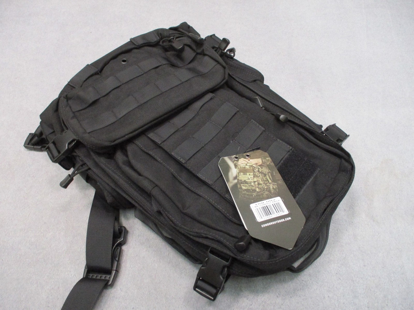 New Condor Convoy Pack Tactical Backpack Black 169-002 MOLLE Modular Bag