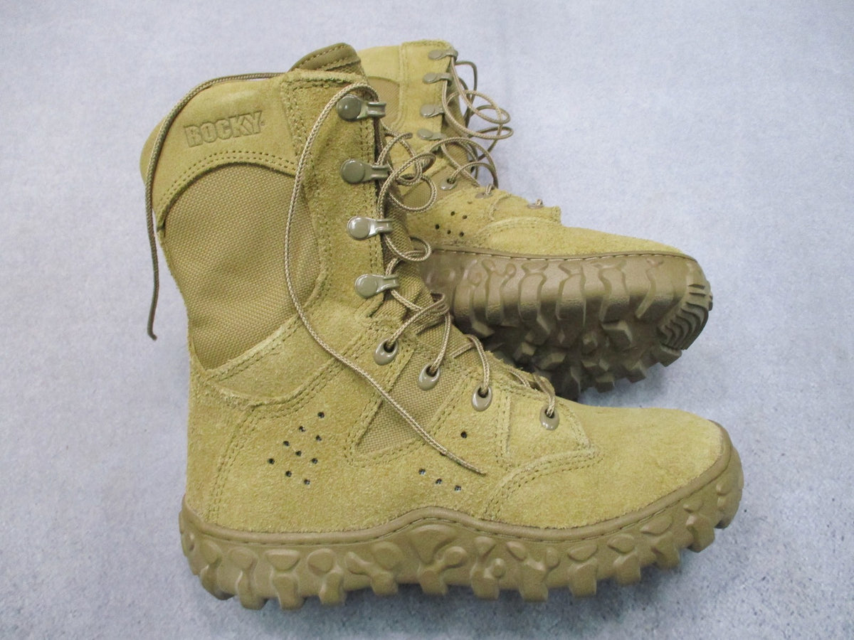 New Rocky S2V Predator Tactical Boots Men's 6M Coyote Brown RKC072 Vibram