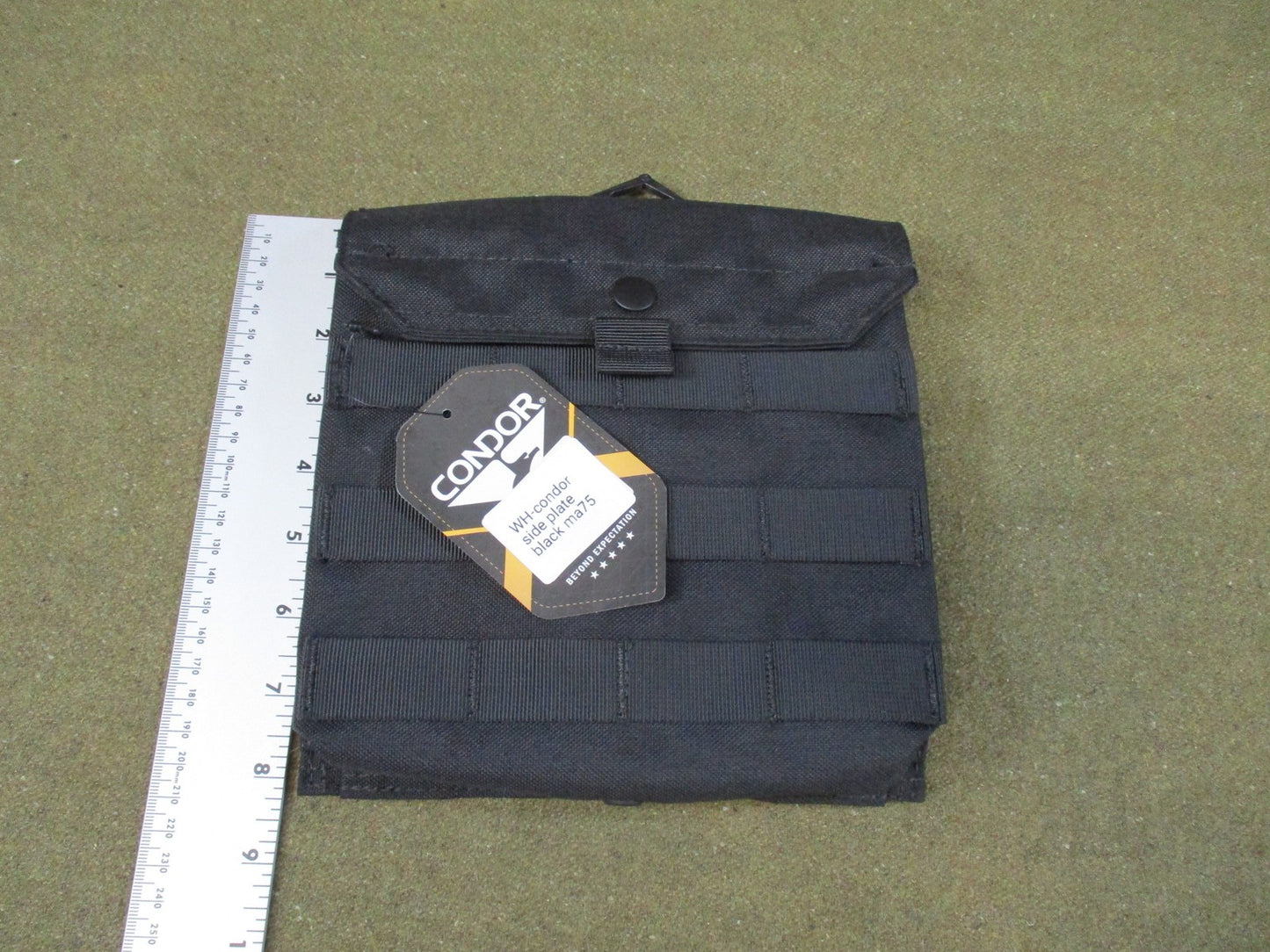 2pc Condor MA75 Side Plate Pouch set MOLLE Tactical Armor Carrier Black New