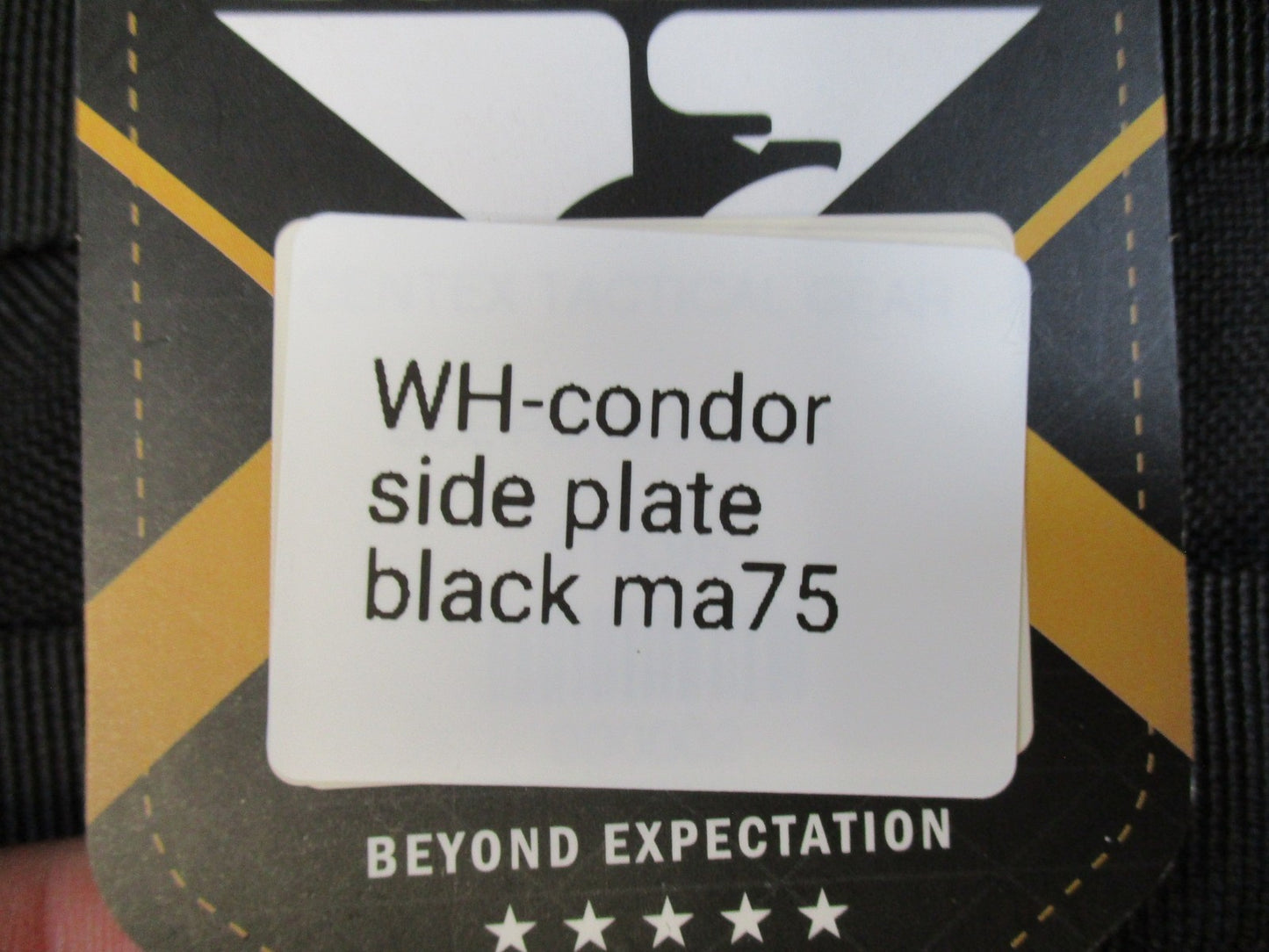 New Condor MA75 Side Plate Pouch MOLLE Compatible Tactical Gear Black individual