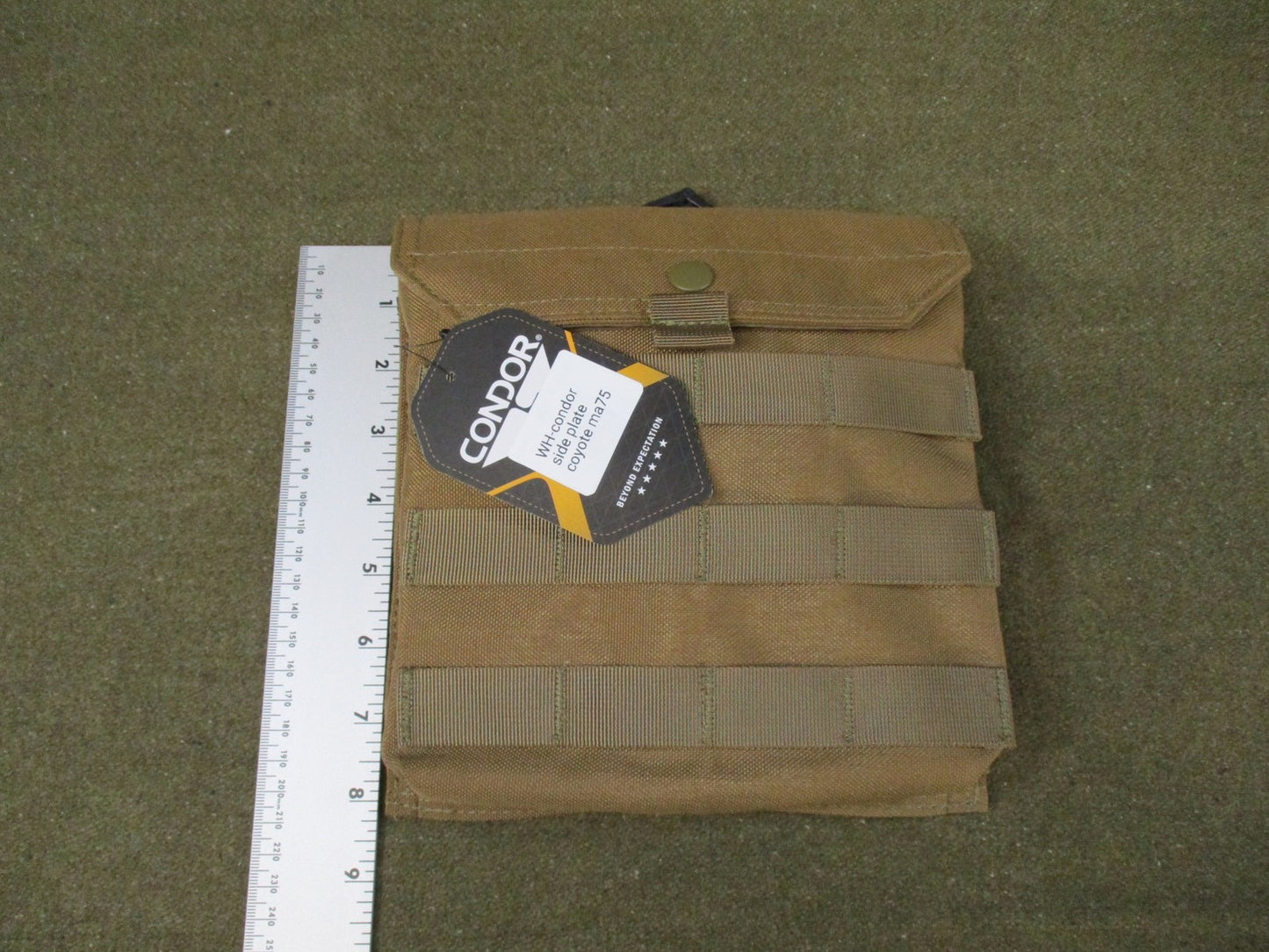 2pc New Condor MA75 Side Plate Pouch set Coyote Tactical MOLLE Armor Carrier