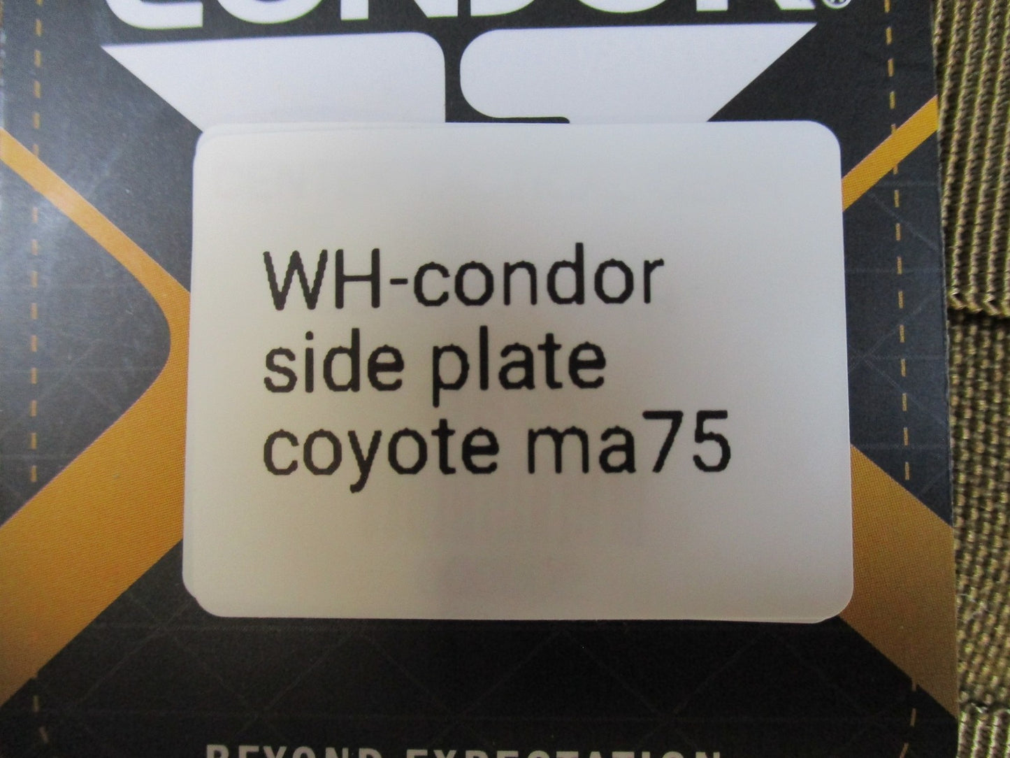 2pc New Condor MA75 Side Plate Pouch set Coyote Tactical MOLLE Armor Carrier