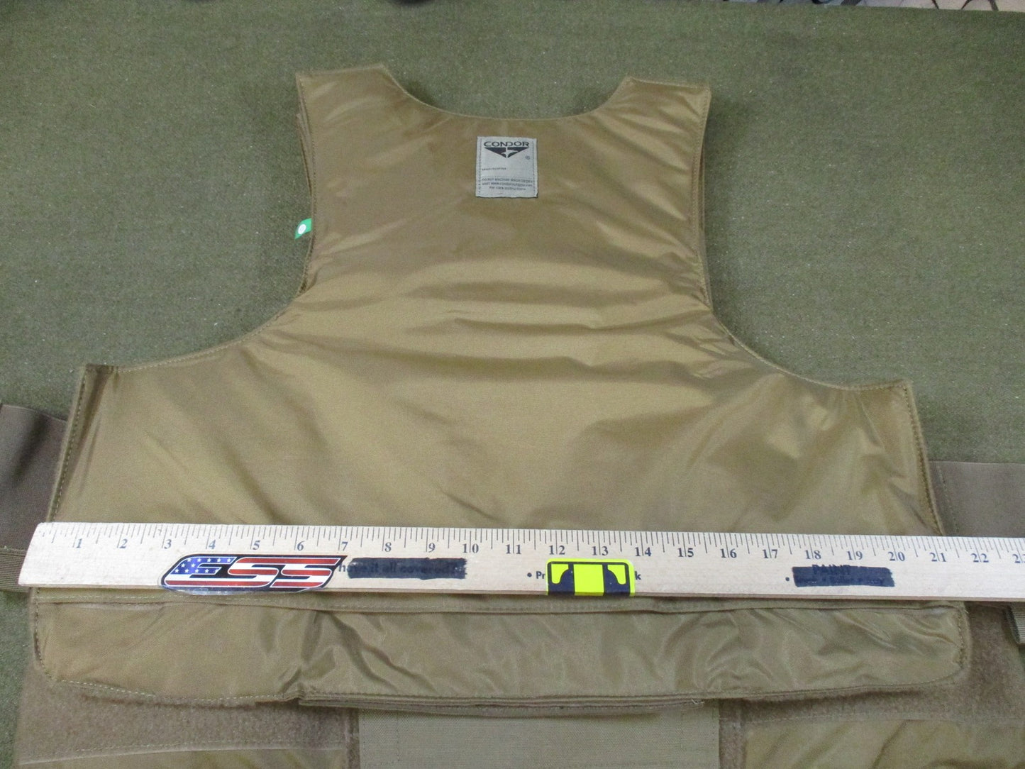 Condor Vanish Vest Coyote Brown Tactical MOLLE Plate Carrier New