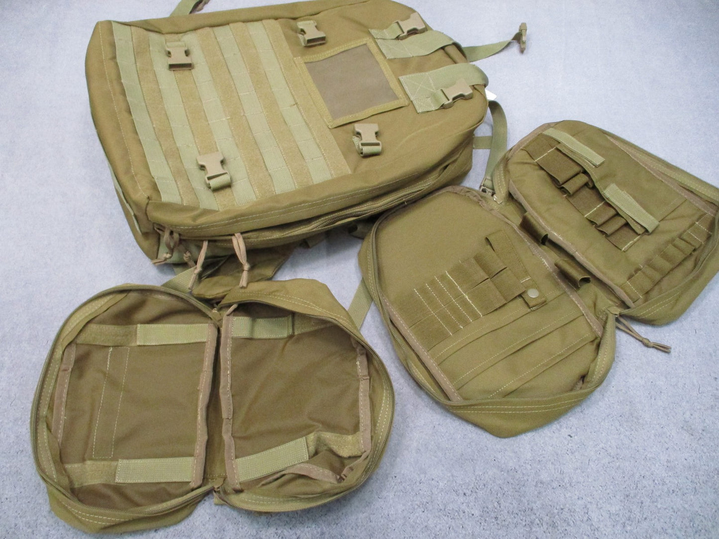 NEW US MILITARY MEDIC AID BAG M9 Coyote Tan STOMP LARGE FIELD PACK EMT CORPSMAN