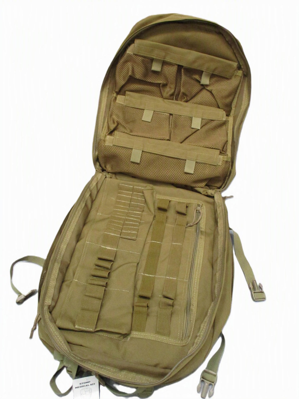 NEW US MILITARY MEDIC AID BAG M9 Coyote Tan STOMP LARGE FIELD PACK EMT CORPSMAN