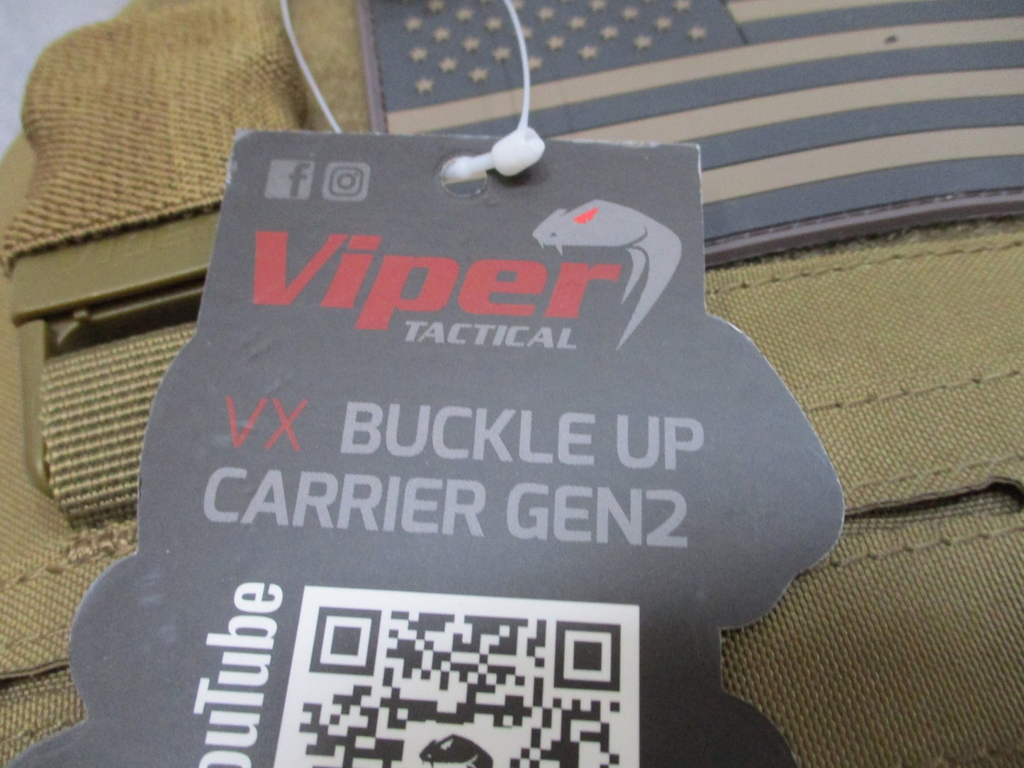 Viper Tactical VX Buckle Up Carrier Gen2 Plate Carrier Vest Coyote New w/ Tags