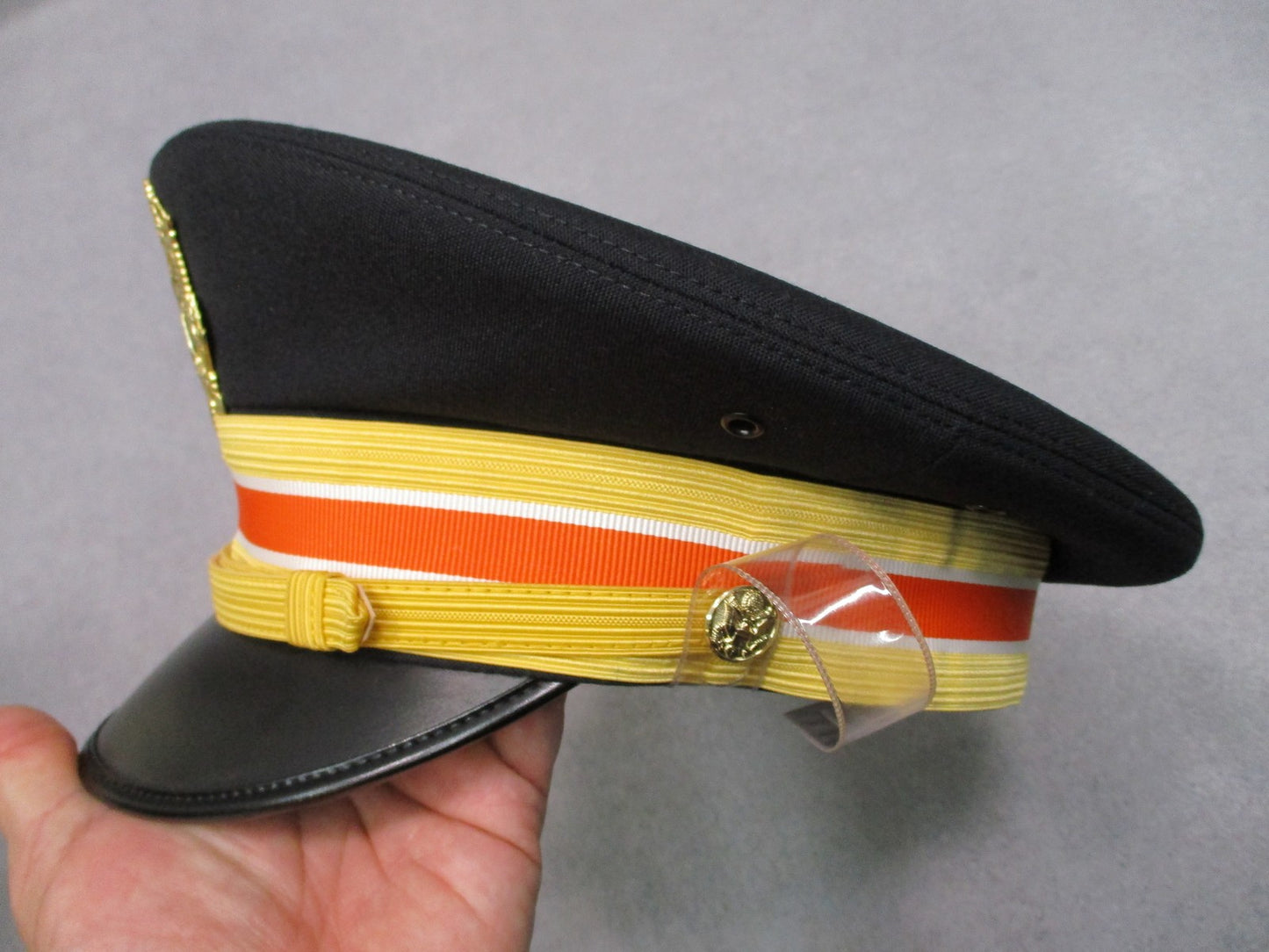 US Army Dress Blue Service Cap Kingform Size 7 1/4 NOS Military Surplus Box