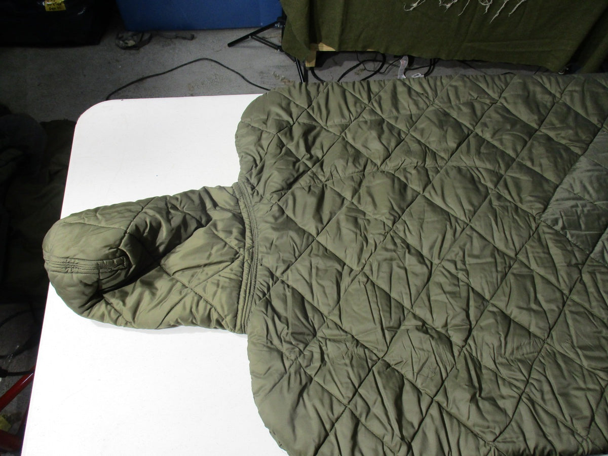 Swiss Army Surplus Sleeping Bag w/ British Army Compression Sack – surplus lot