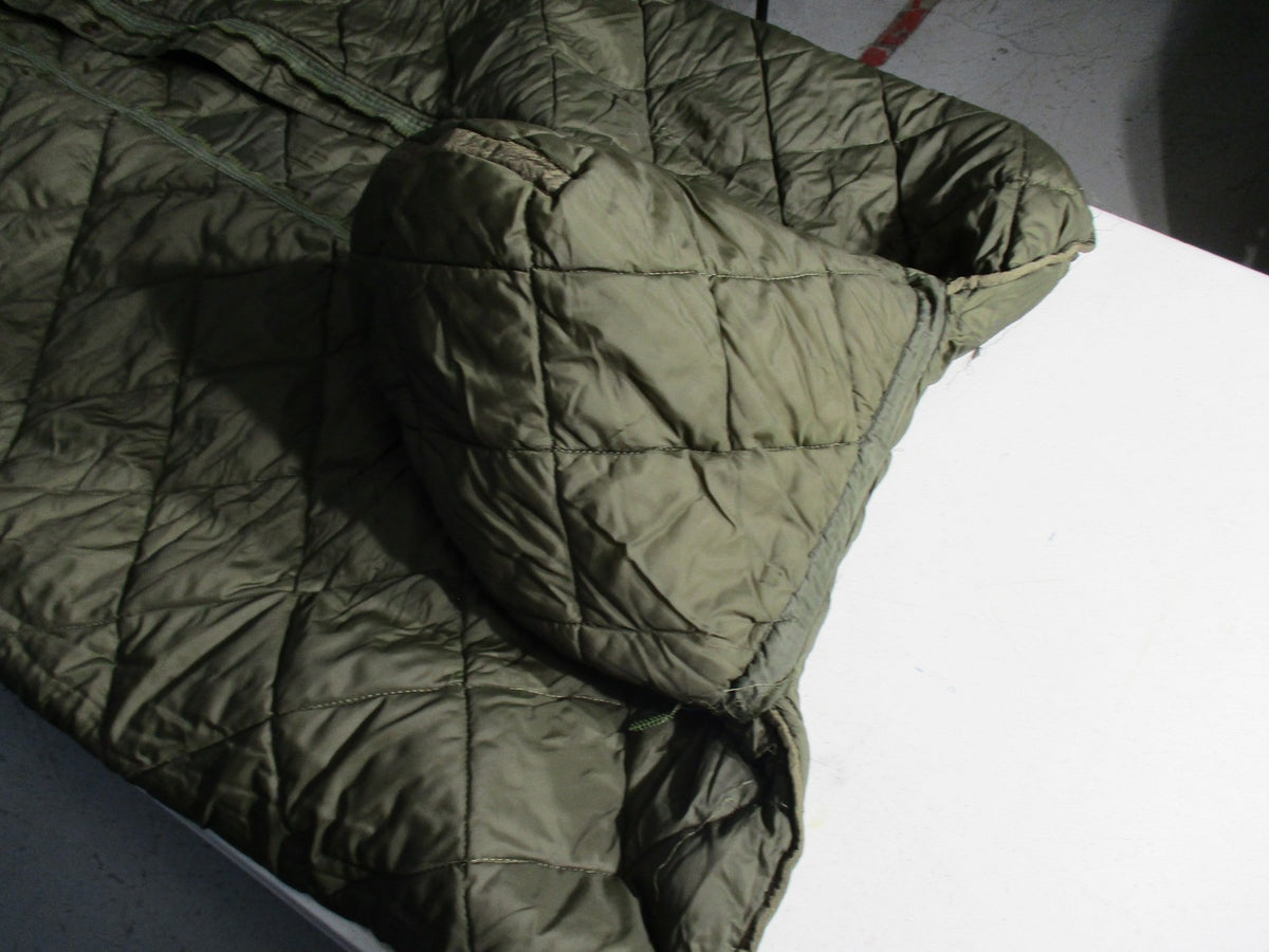 Swiss Army Surplus Sleeping Bag w/ British Army Compression Sack – surplus lot