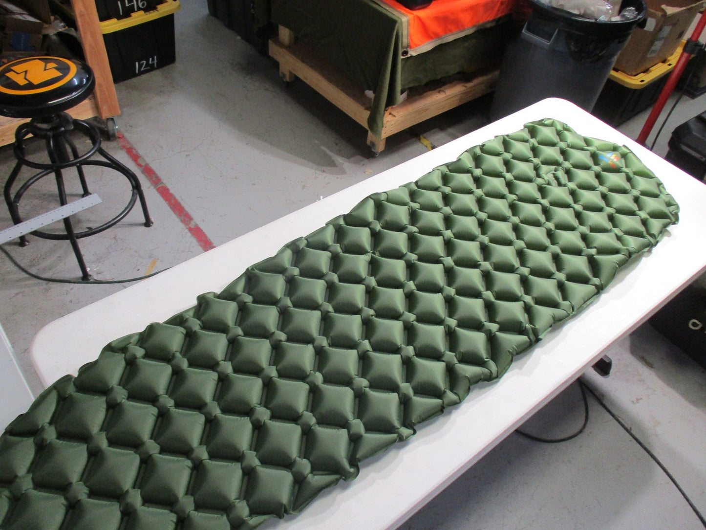 USGI Vintage Mummy Sleeping Bag + Sleepingo Mat Surplus Lot – Field Ready 6 feet