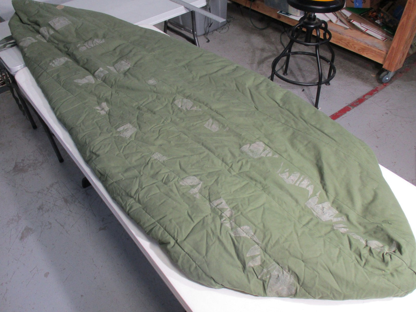 USGI Vintage Mummy Sleeping Bag + Sleepingo Mat Surplus Lot – Field Ready 6 feet