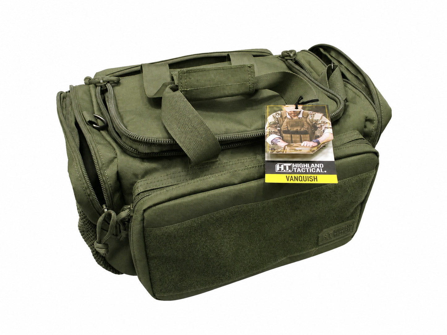 Highland Tactical Vanquish Range Bag Dark Green HL-RG-6-DG EDC Utility