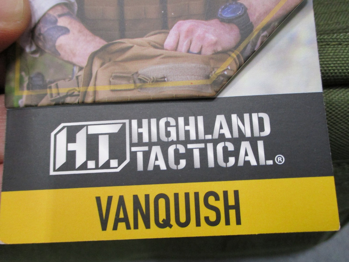 Highland Tactical Vanquish Range Bag Dark Green HL-RG-6-DG EDC Utility