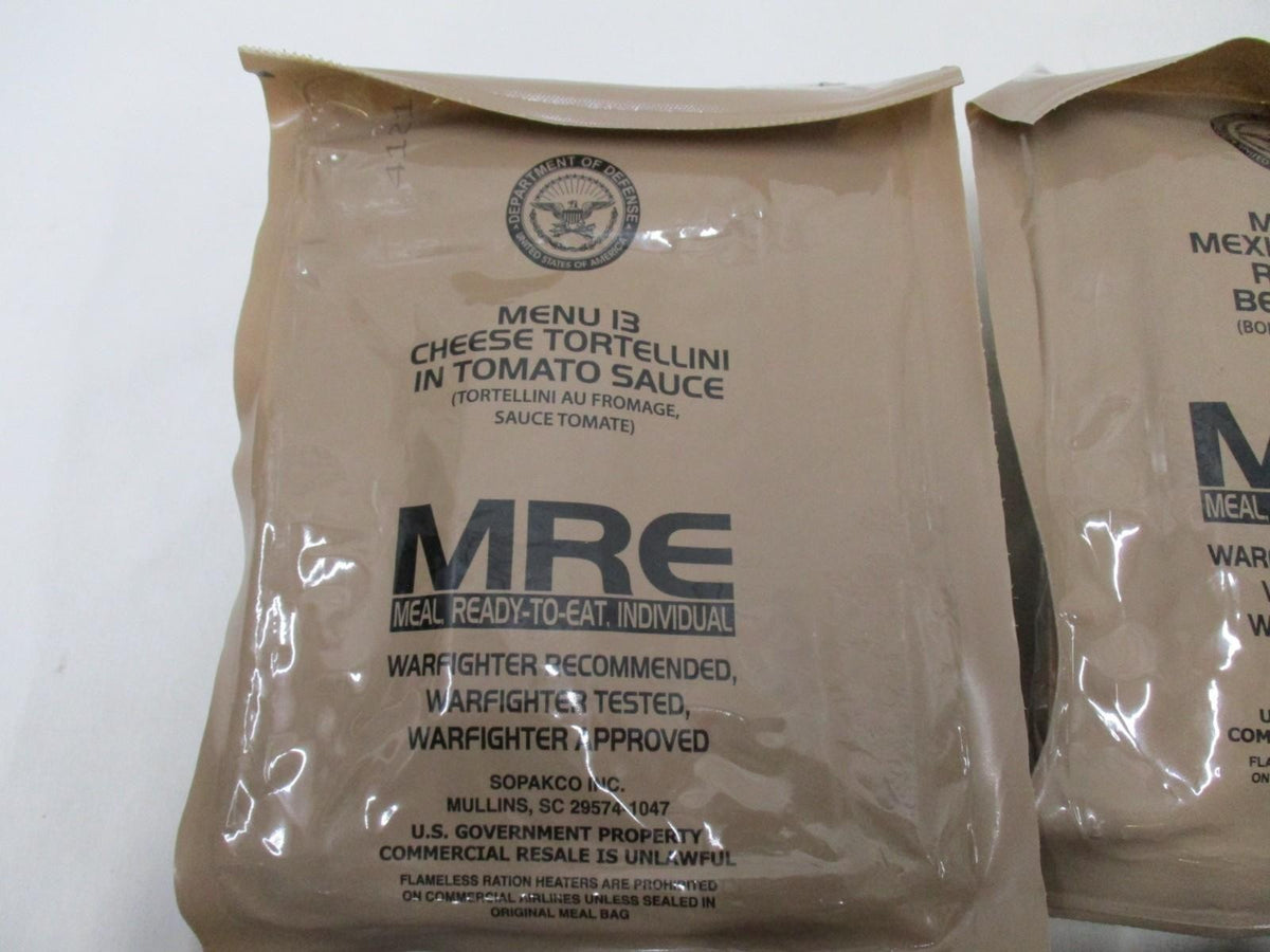 New Official American Military MRE Individual  Single Meal You Pick INSP. 2027