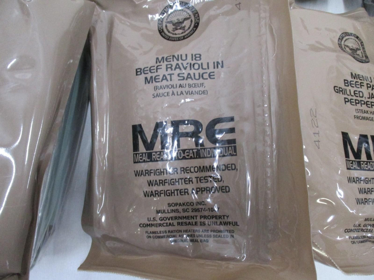 New Official American Military MRE Individual  Single Meal You Pick INSP. 2027