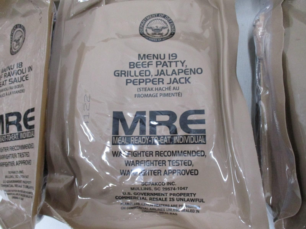 New Official American Military MRE Individual  Single Meal You Pick INSP. 2027