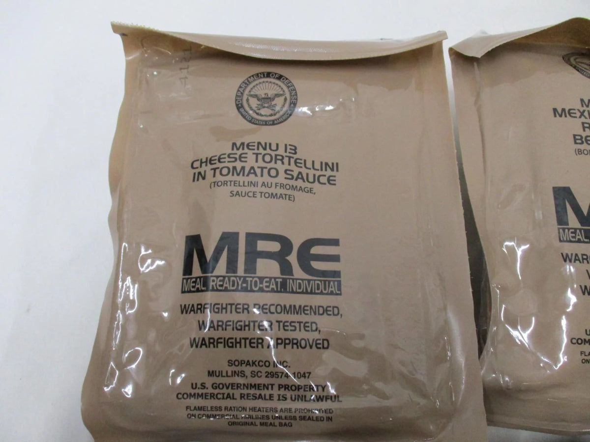 New Official American Military MRE Individual  Single Meal You Pick INSP. 2027