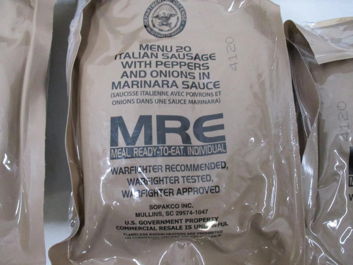 New Official American Military MRE Individual  Single Meal You Pick INSP. 2027