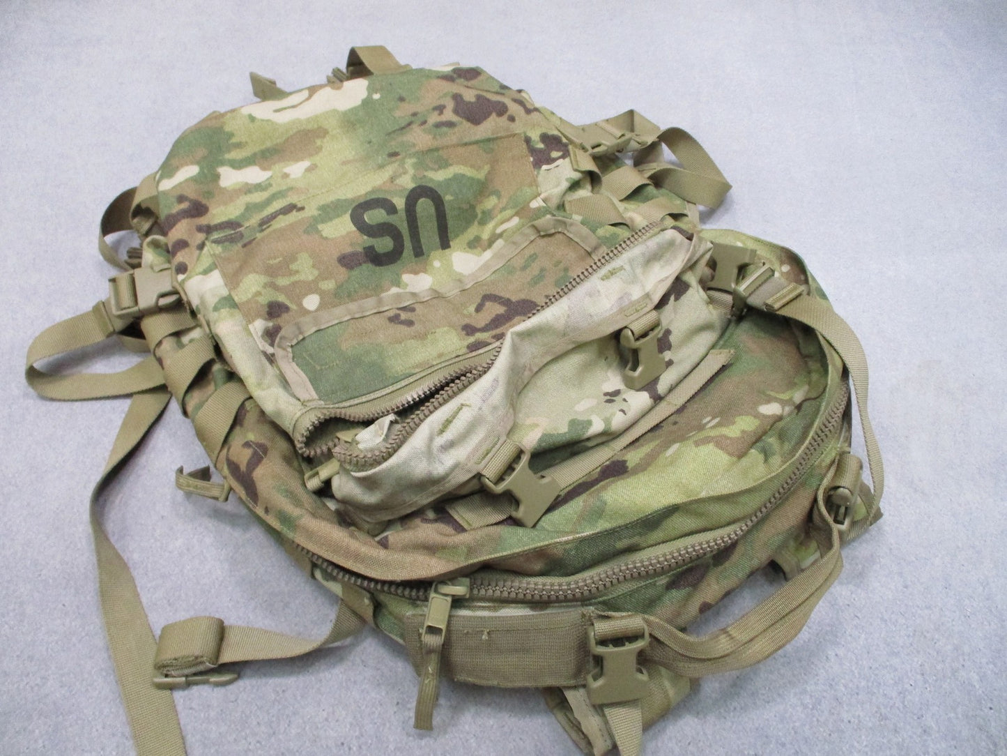 USGI MOLLE II Assault Pack Scorpion OCP Military Backpack 8465-01-641-6358