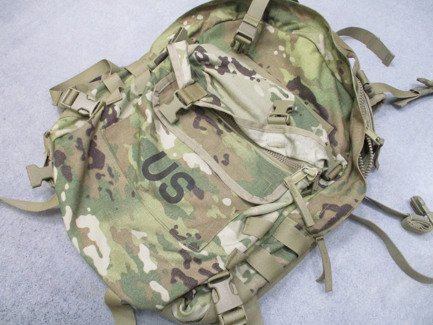 USGI MOLLE II Assault Pack Scorpion OCP Military Backpack 8465-01-641-6358