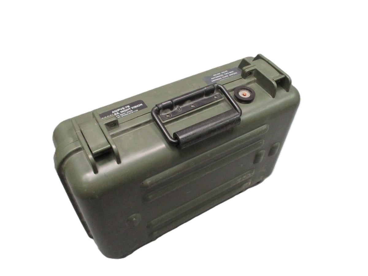 USGI AN/PVS-7B Night Vision Goggles Hard Transit Storage Case OD Green Empty