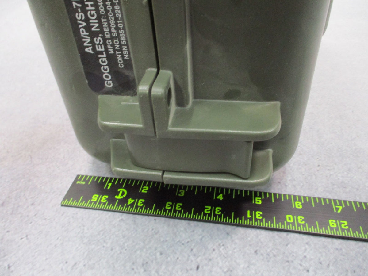 USGI AN/PVS-7B Night Vision Goggles Hard Transit Storage Case OD Green Empty