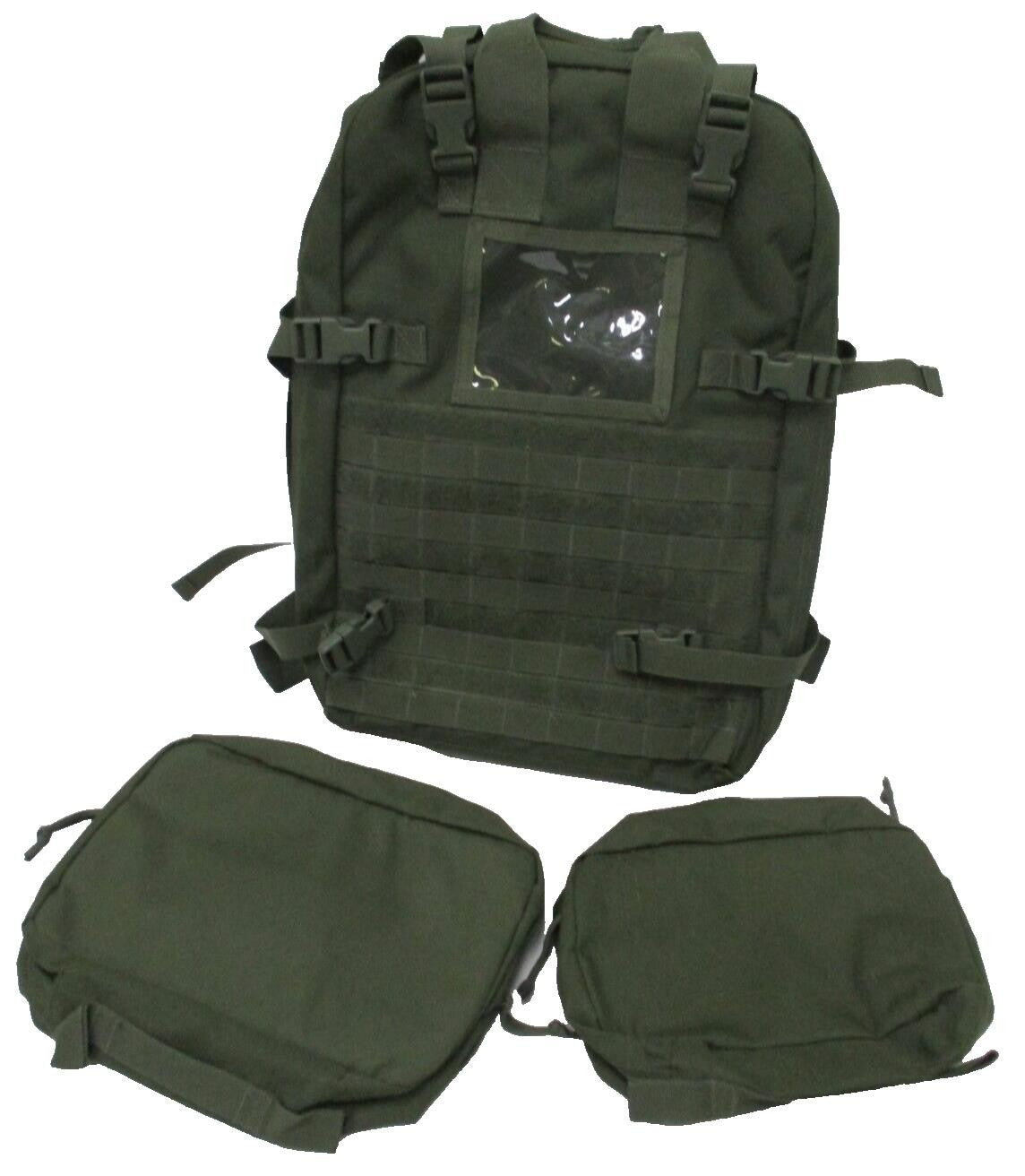 NEW US MILITARY MEDIC AID BAG M9 OLIVE DRAB STOMP LARGE FIELD PACK EMT CORPSMAN