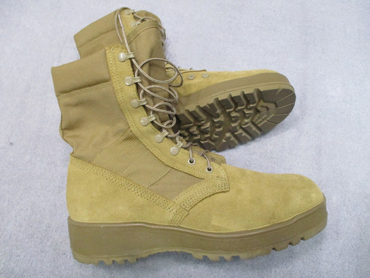 Rocky Army Hot Weather Combat Boots AR 670-1 Compliant Size 13R Coyote Brown