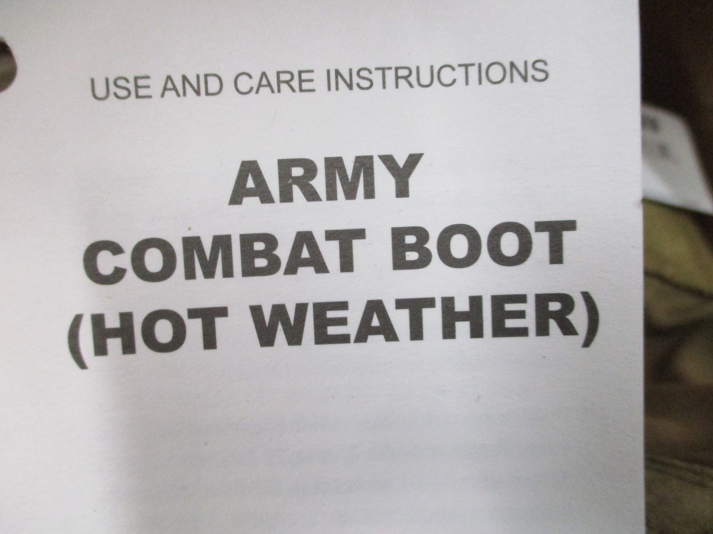 Rocky Army Hot Weather Combat Boots AR 670-1 Compliant Size 13R Coyote Brown