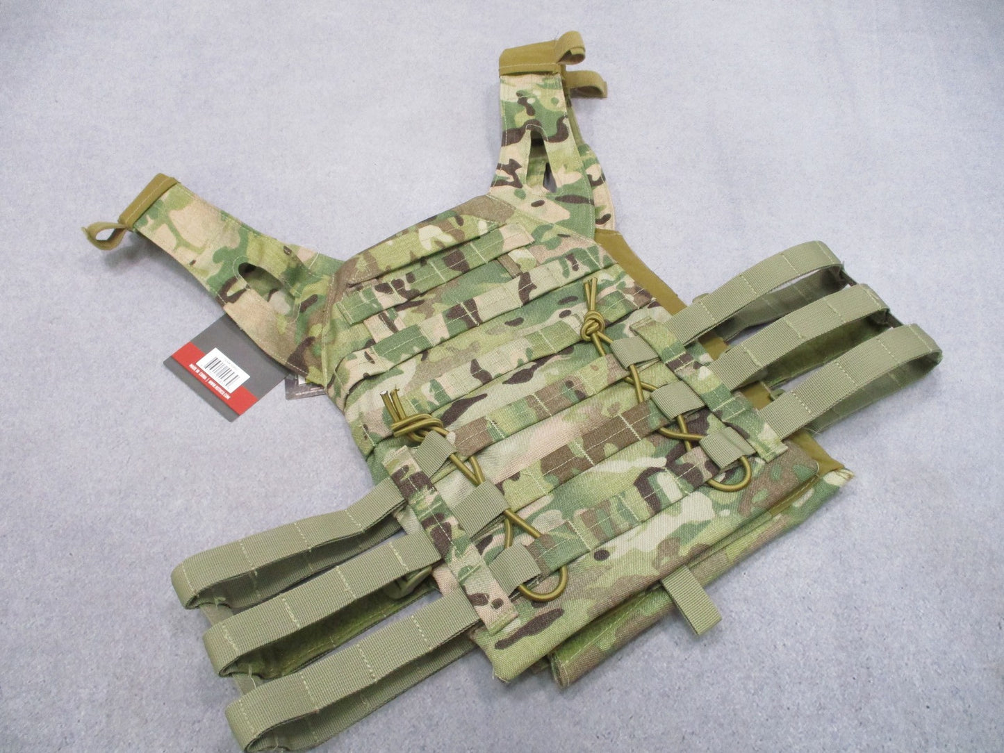 New Rothco Lightweight Plate Carrier Multicam Tactical Vest MOLLE Compatible