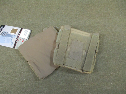Rothco Side Armor Pouch Set Coyote Brown MOLLE Tactical Plate Carrier Gear