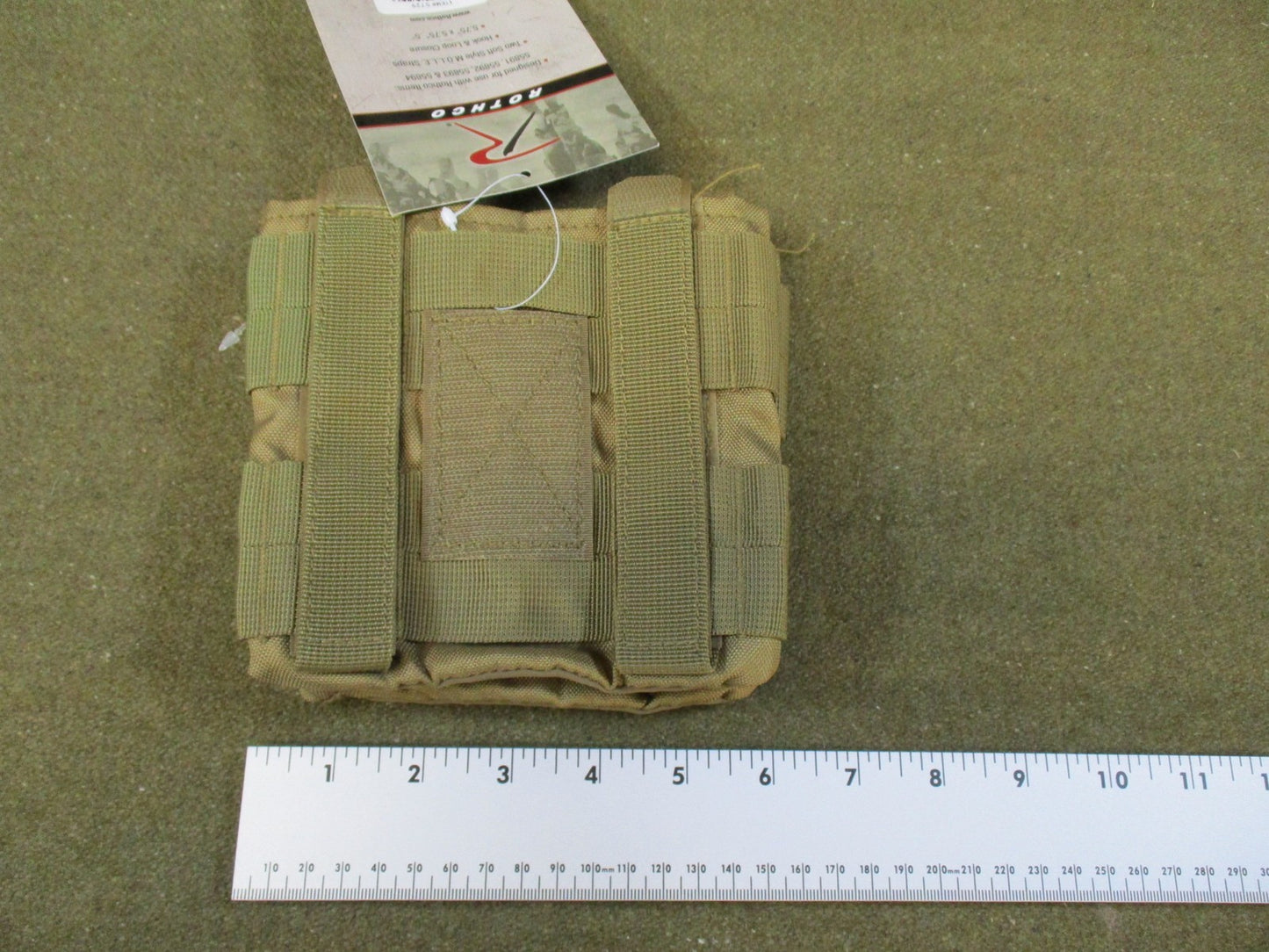 Rothco Side Armor Pouch Set Coyote Brown MOLLE Tactical Plate Carrier Gear