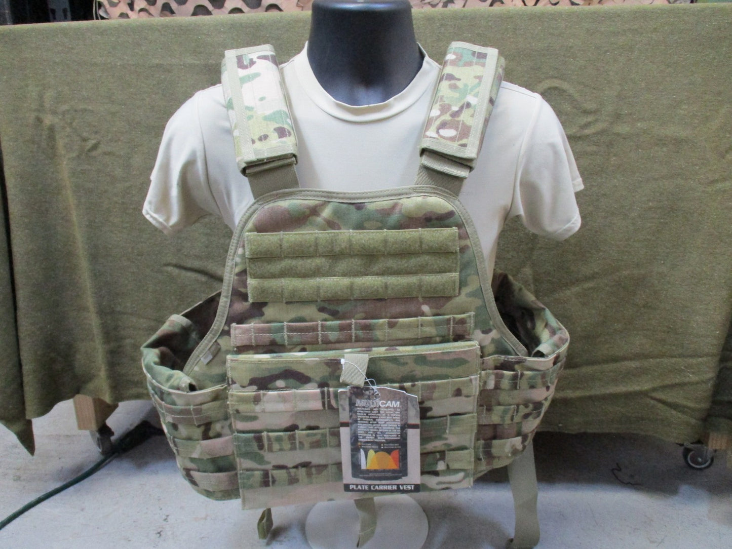 Rothco Multicam Plate Carrier Vest Tactical MOLLE New