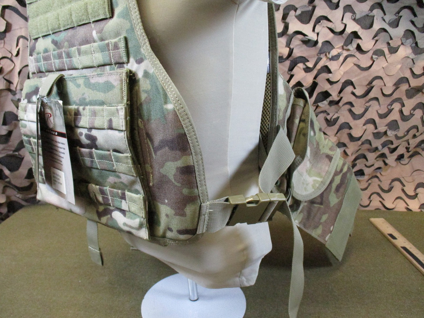 Rothco Multicam Plate Carrier Vest Tactical MOLLE New