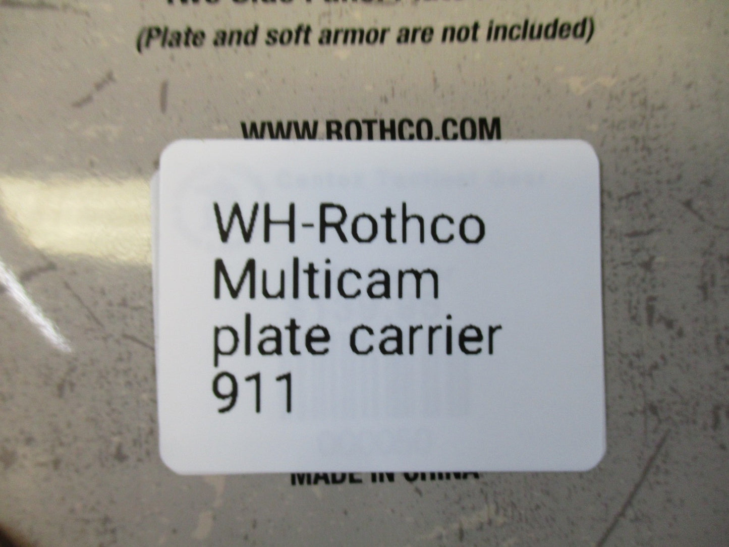 Rothco Multicam Plate Carrier Vest Tactical MOLLE New