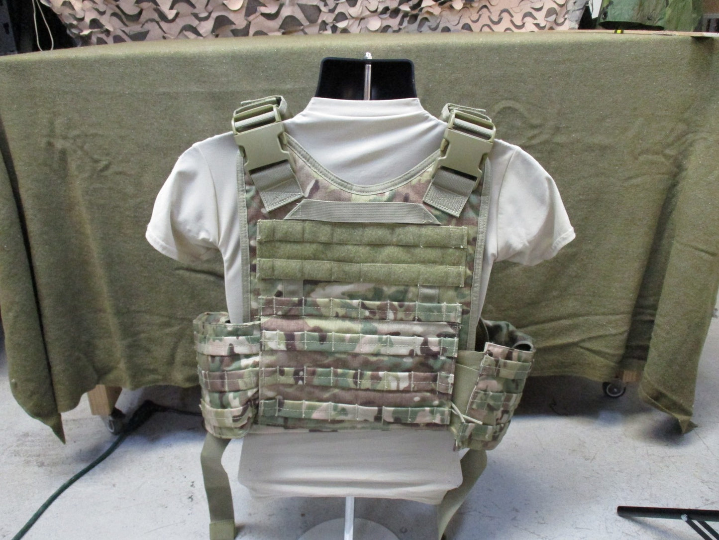 Rothco Multicam Plate Carrier Vest Tactical MOLLE New