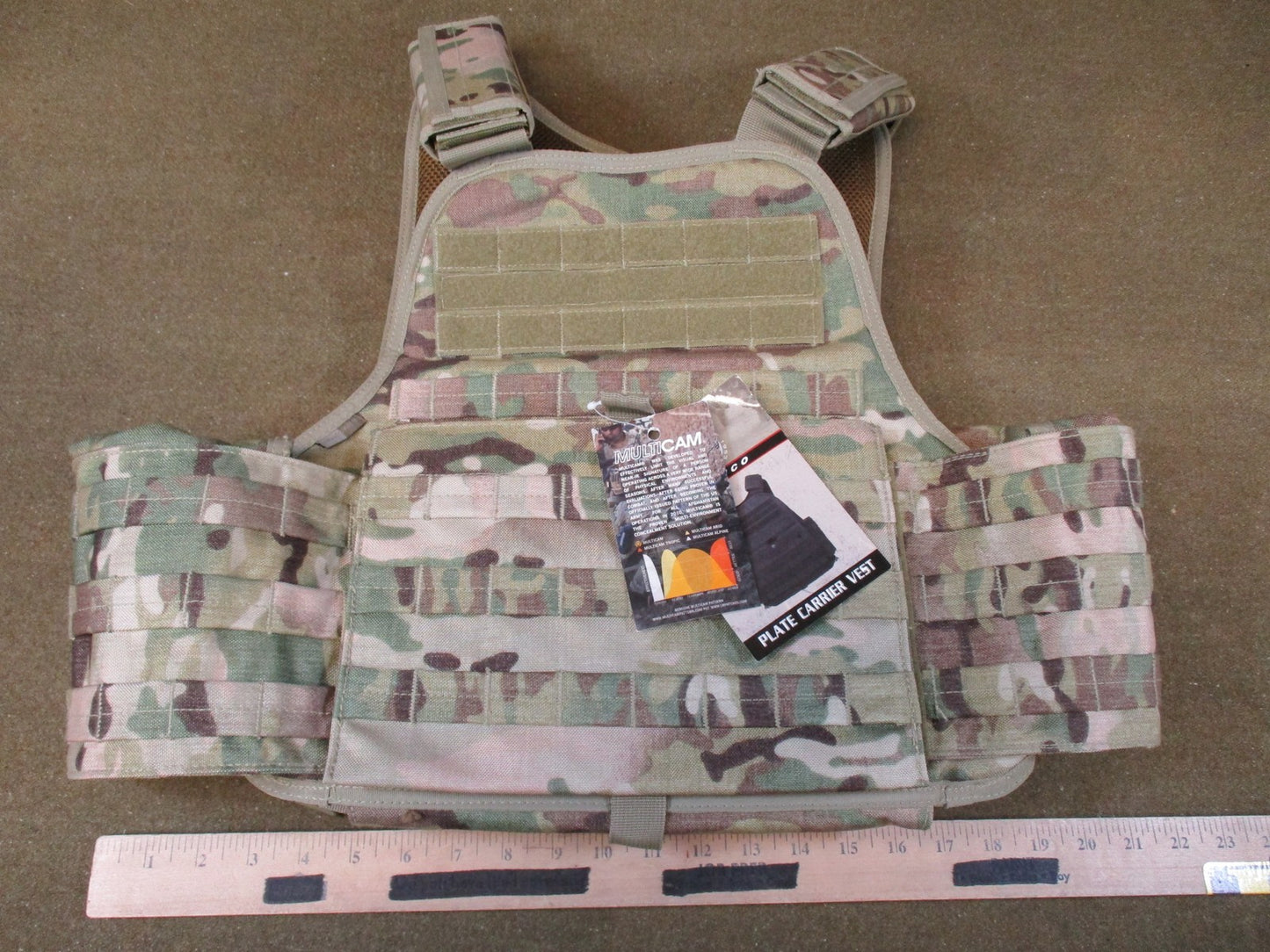 Rothco Multicam Plate Carrier Vest Tactical MOLLE New