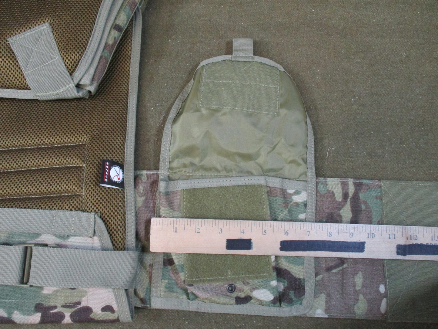 Rothco Multicam Plate Carrier Vest Tactical MOLLE New