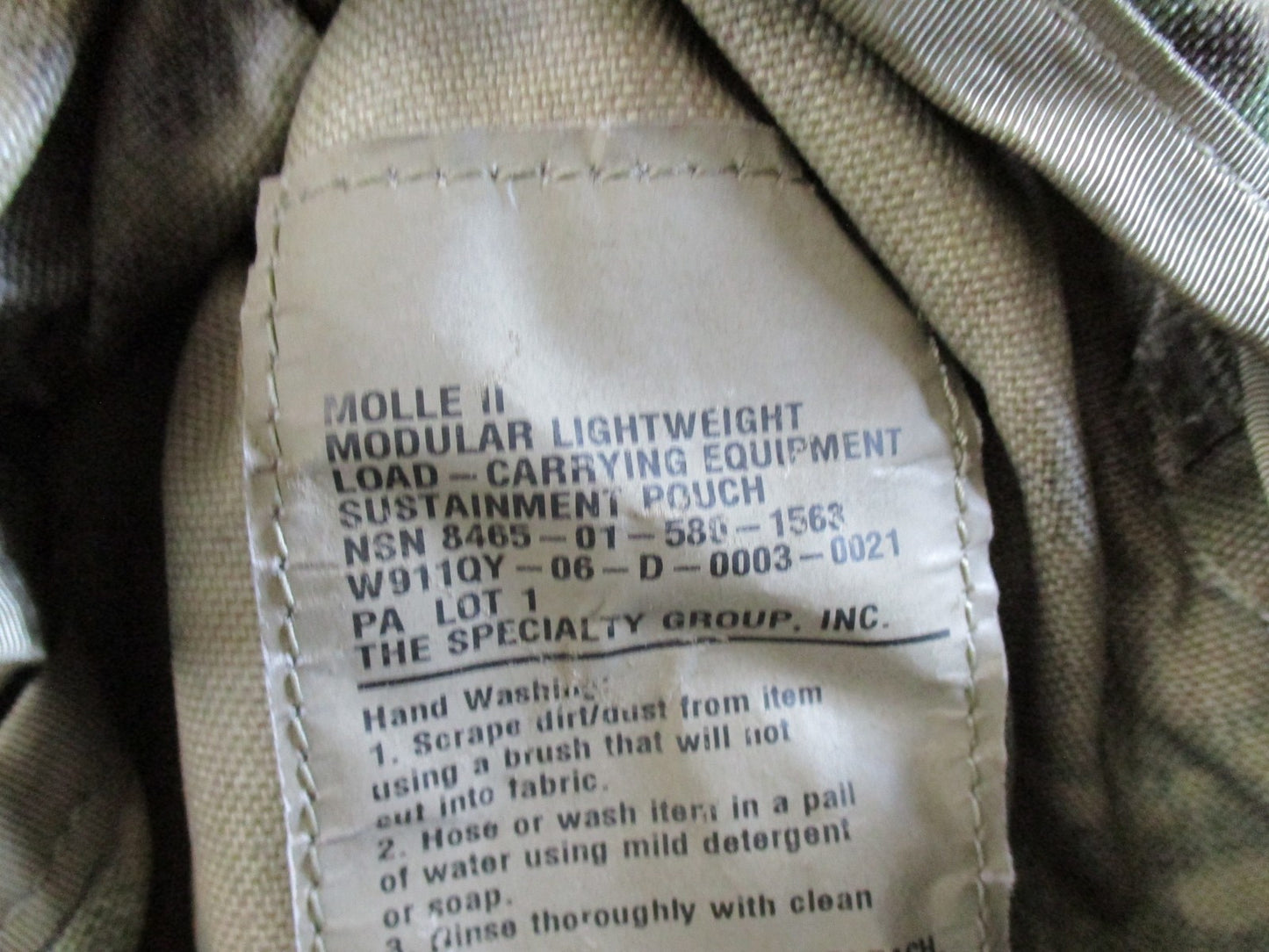 US Military MOLLE II Large Rucksack MultiCam Complete System w/ Frame & Straps