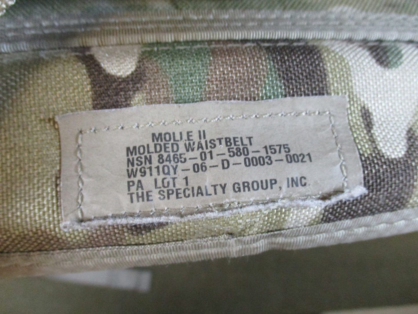 US Military MOLLE II Large Rucksack MultiCam Complete System w/ Frame & Straps