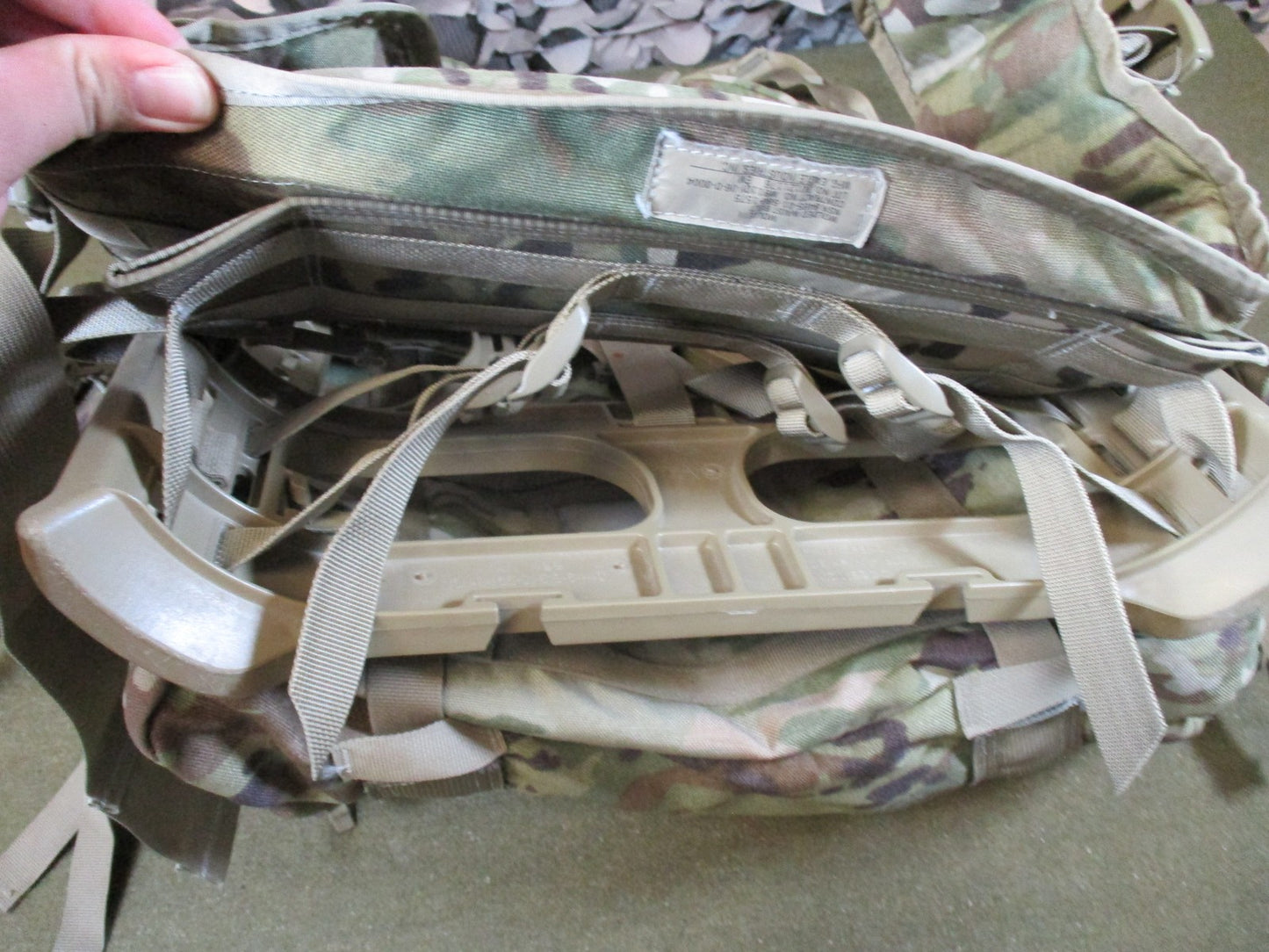 US Military MOLLE II Large Rucksack MultiCam w/ Molded Waist Belt Surplus