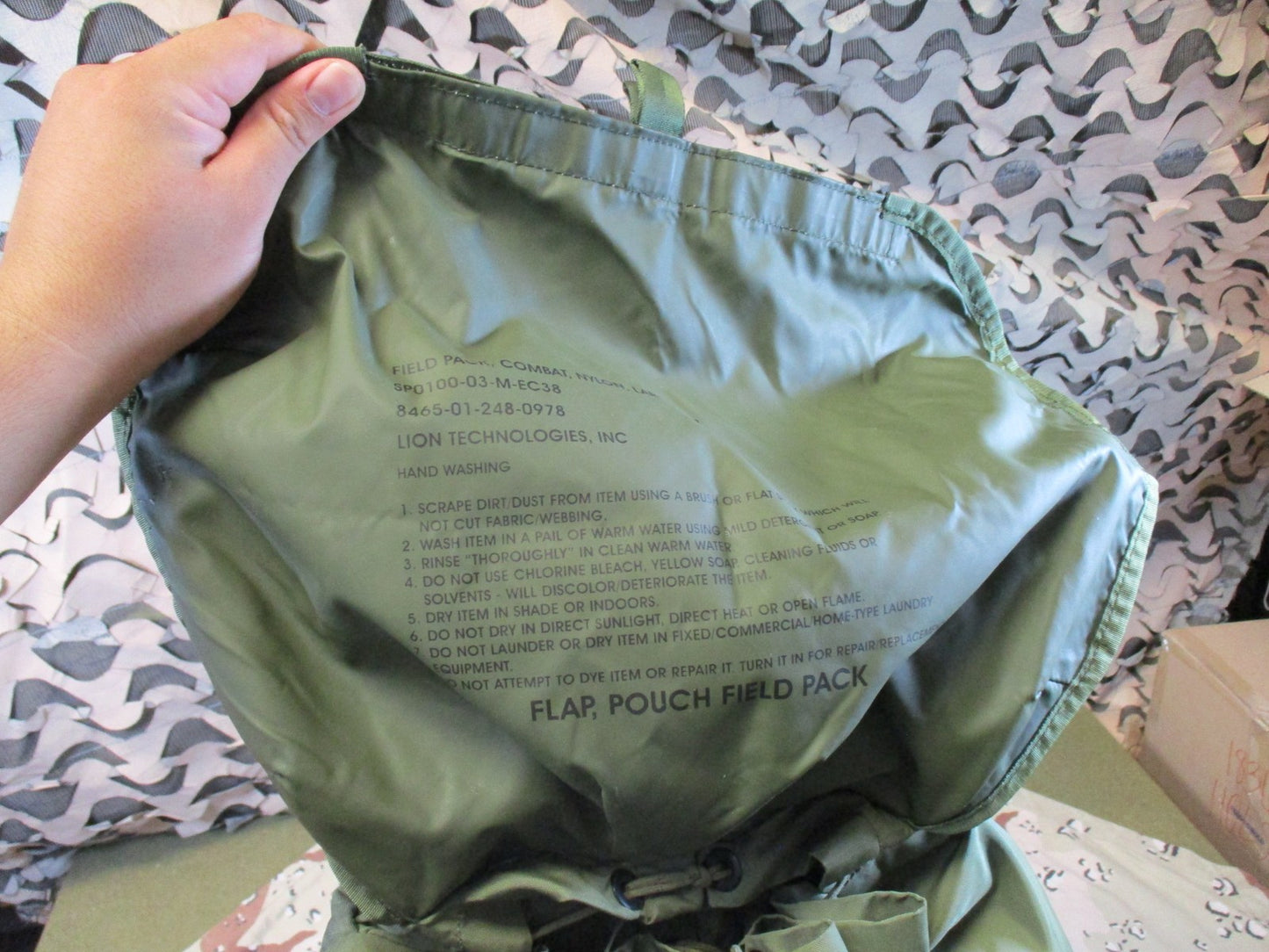 US Military ALICE Field Pack Large with Frame Olive Drab Tactical Surplus