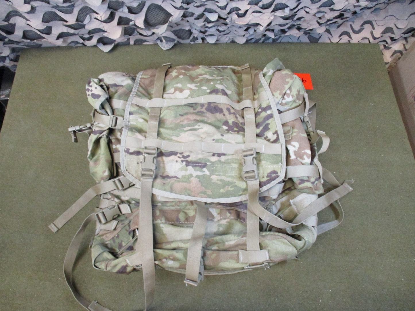 US Military MOLLE II Large Rucksack MultiCam Surplus Tactical Backpack w/ Pouch